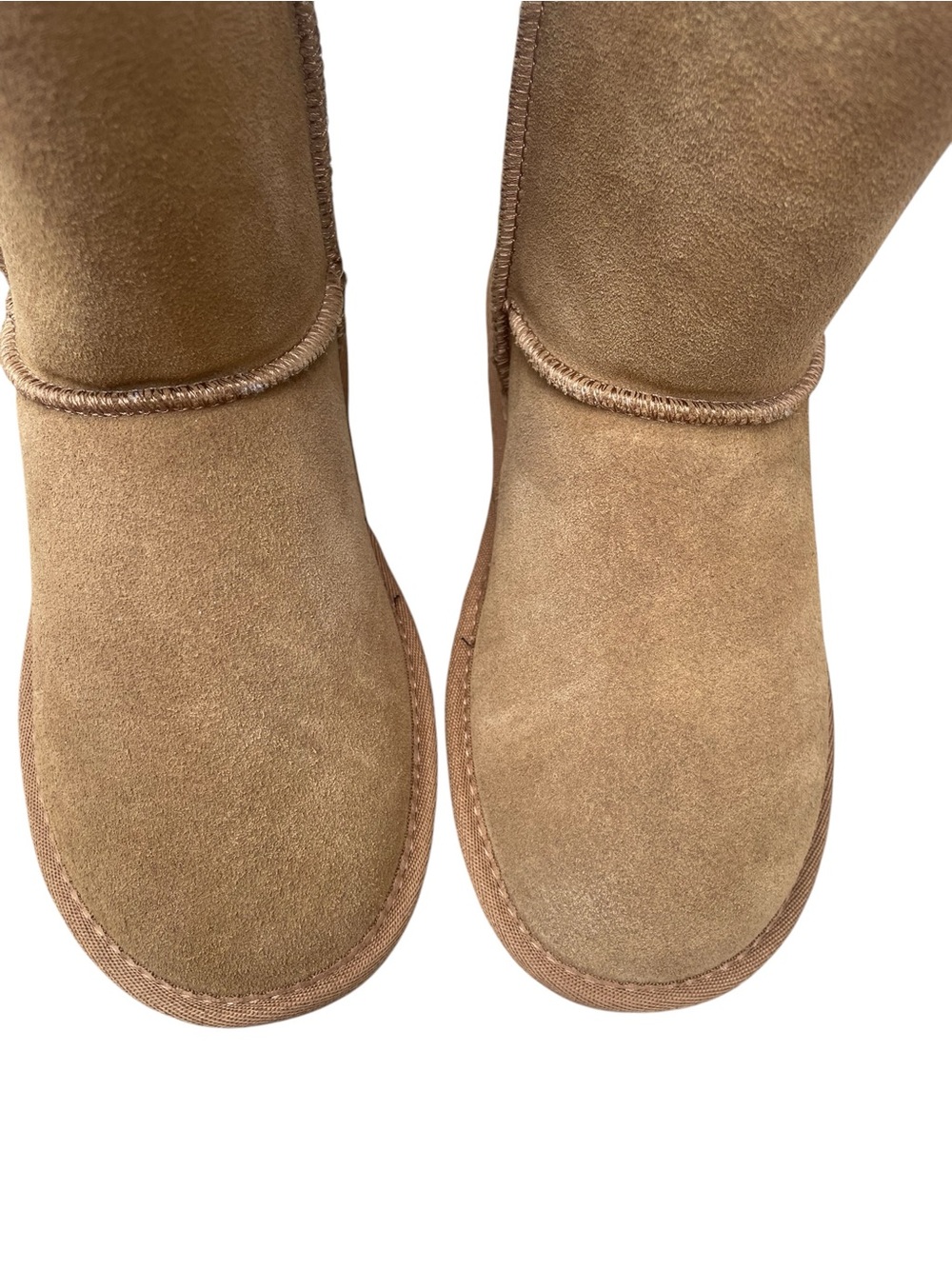 Minnetonka Callahan Short Boot, Chestnut, Size 7, Faux Fur, NIB - Picture 2 of 5
